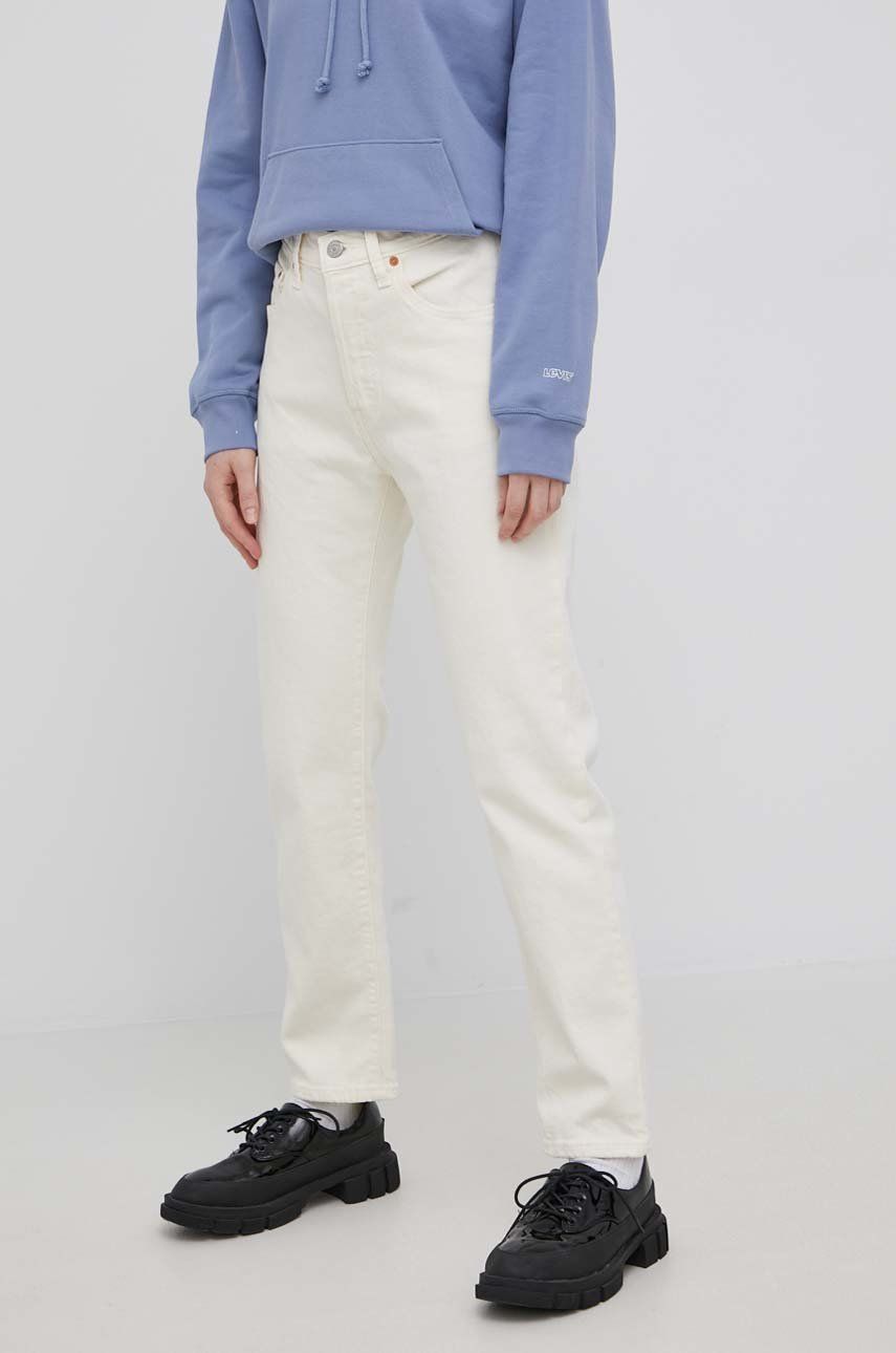 Levi’s jeansi 501 Crop femei, high waist
