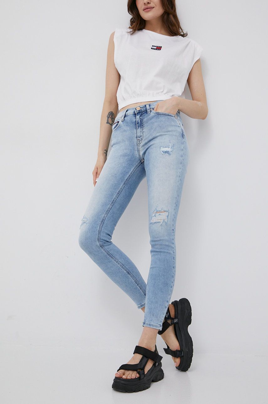 Tommy Jeans jeansi Nora Bf2214 femei , medium waist