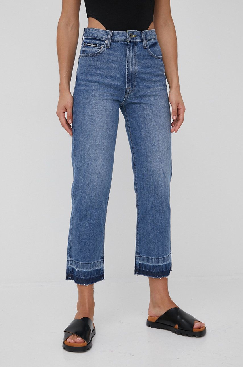 Dkny jeansi femei , high waist