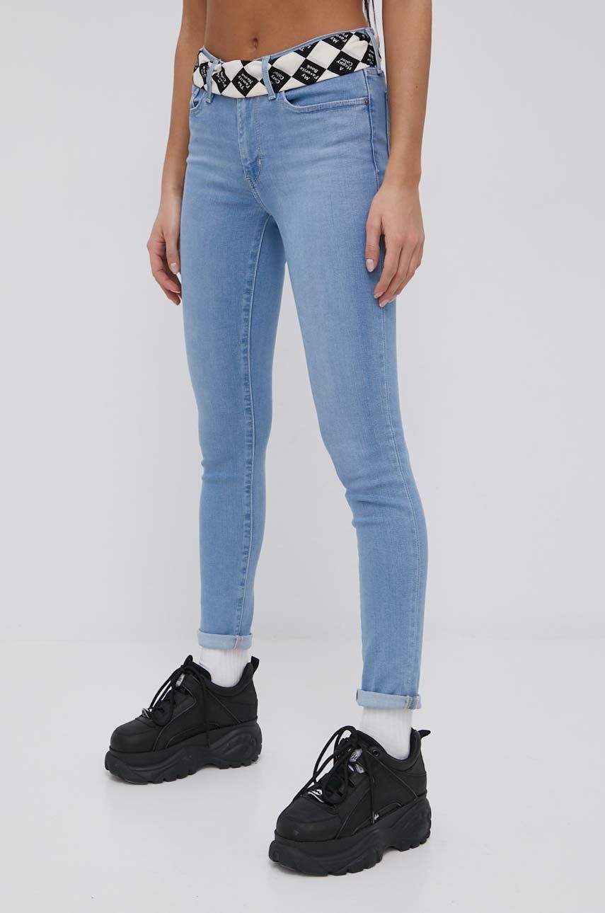 Levi’s jeansi 711 femei , medium waist