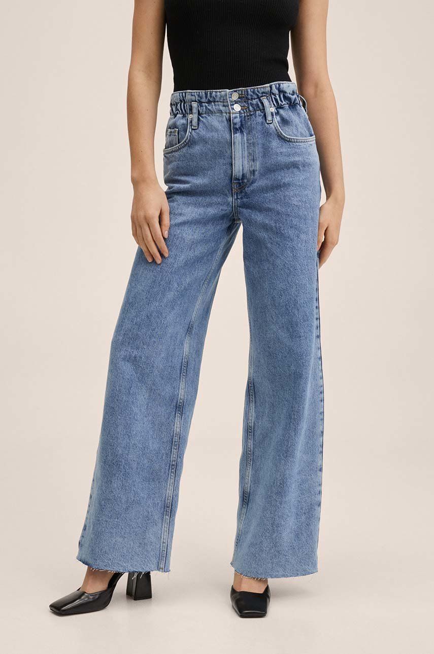 Mango jeansi Marcela femei, high waist