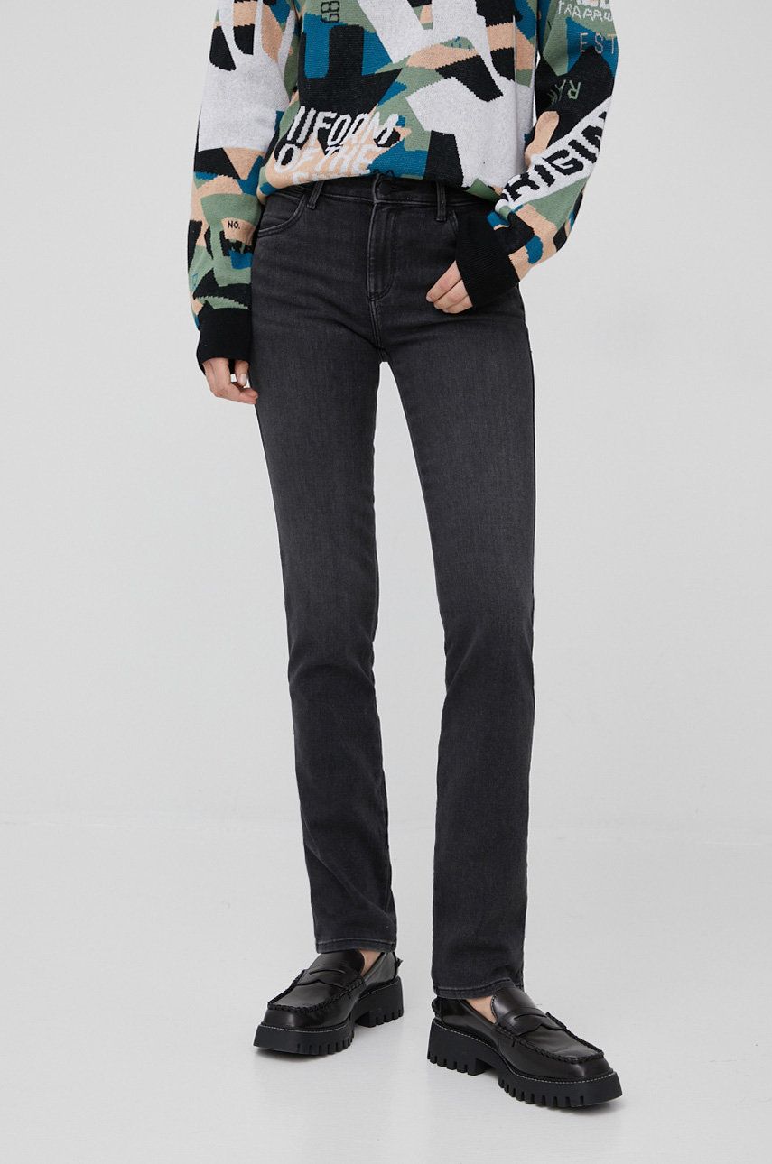 Wrangler jeansi Straight Soft Nights femei , medium waist