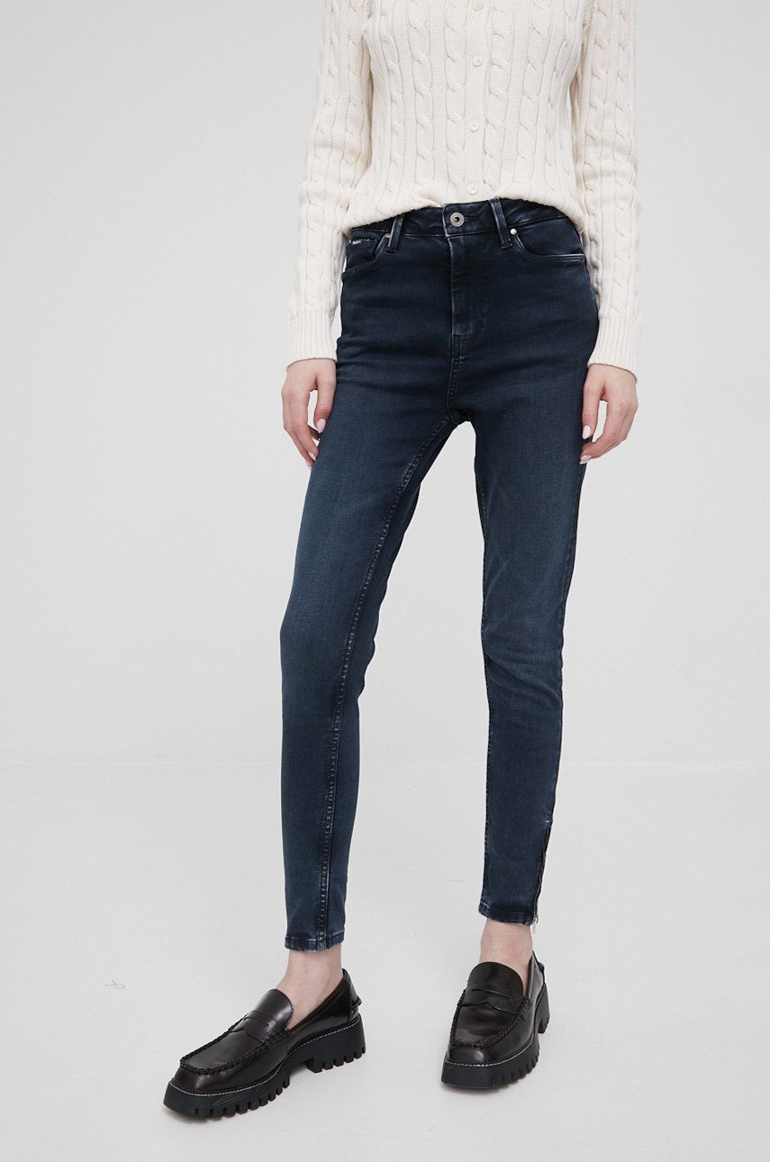 Pepe Jeans jeansi Dion Zip femei , high waist