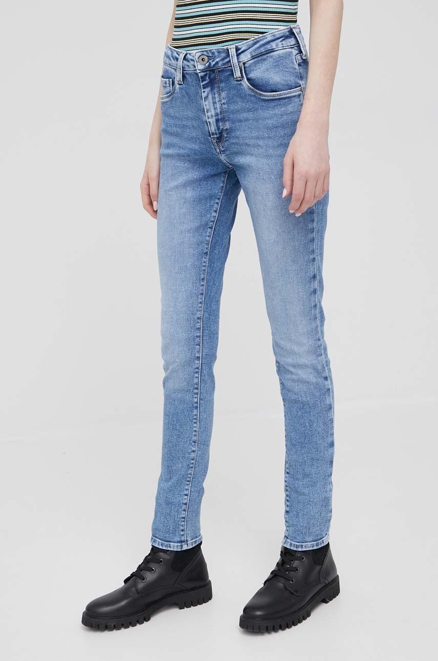 Pepe Jeans jeansi Regent femei , high waist