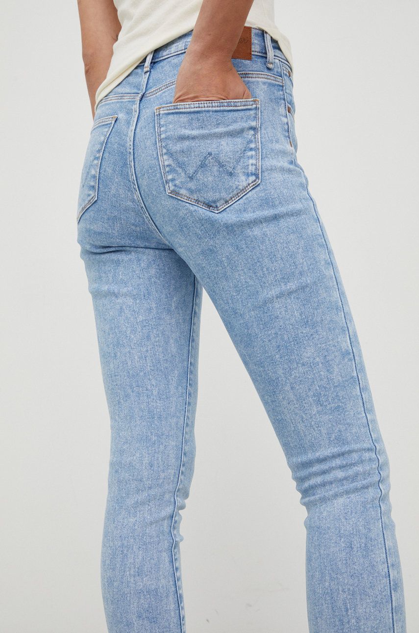 Wrangler jeansi High Rise Skinny Cher femei , high waist