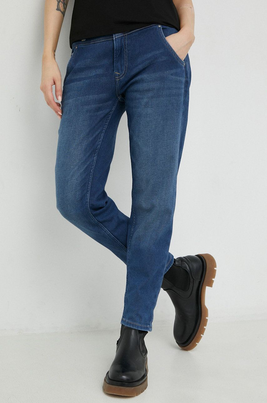 Pepe Jeans jeansi femei high waist