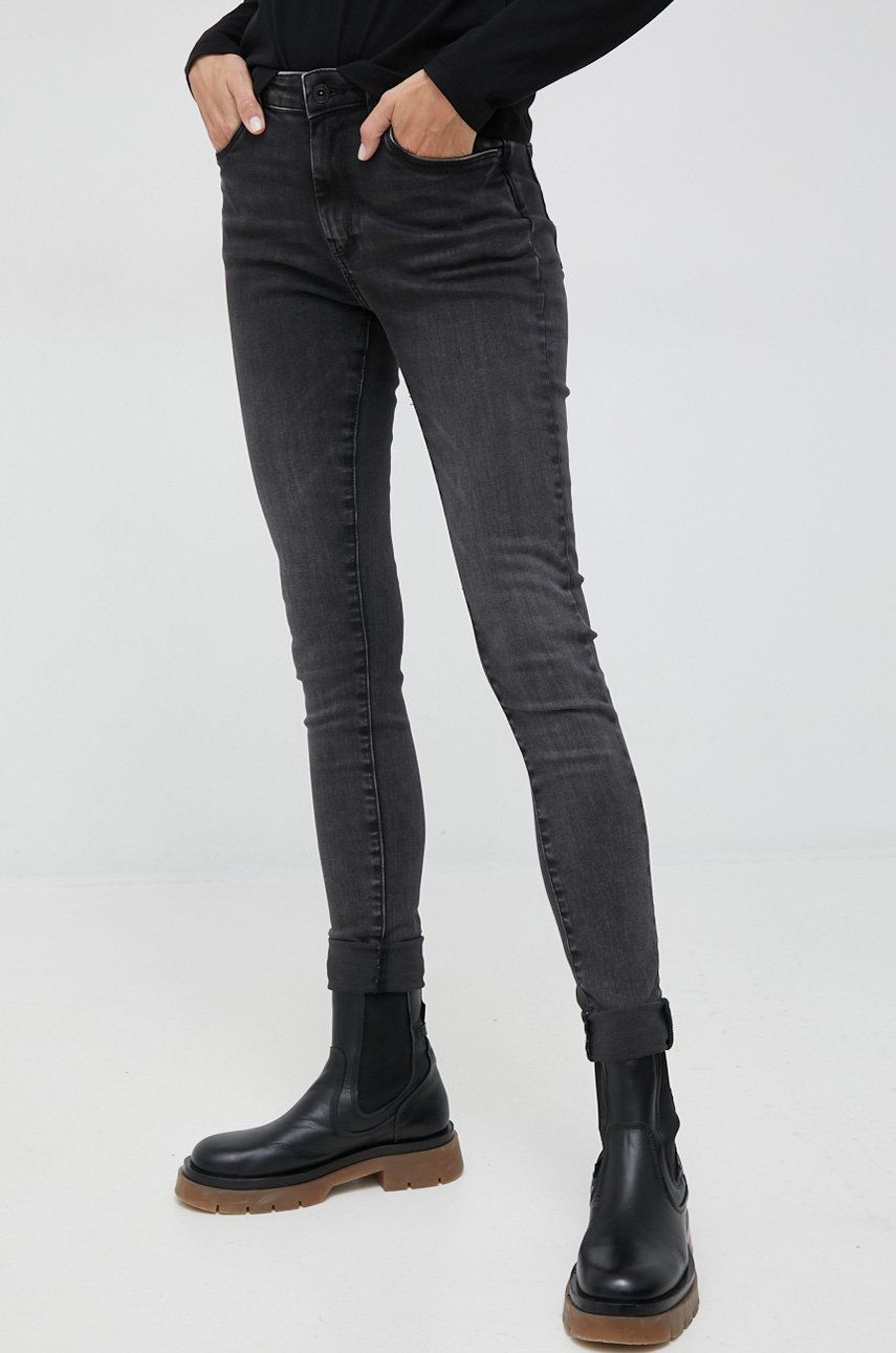 Pepe Jeans jeansi Regent femei high waist