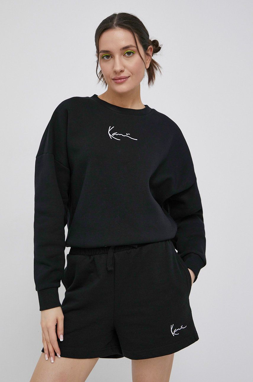 Karl Kani bluza femei, culoarea negru, cu imprimeu
