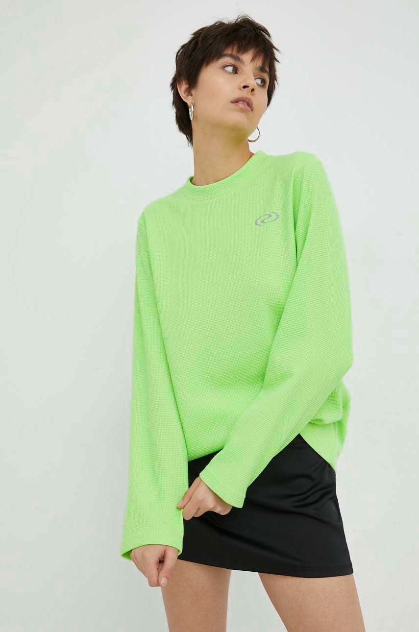 Résumé bluza femei, culoarea verde, neted