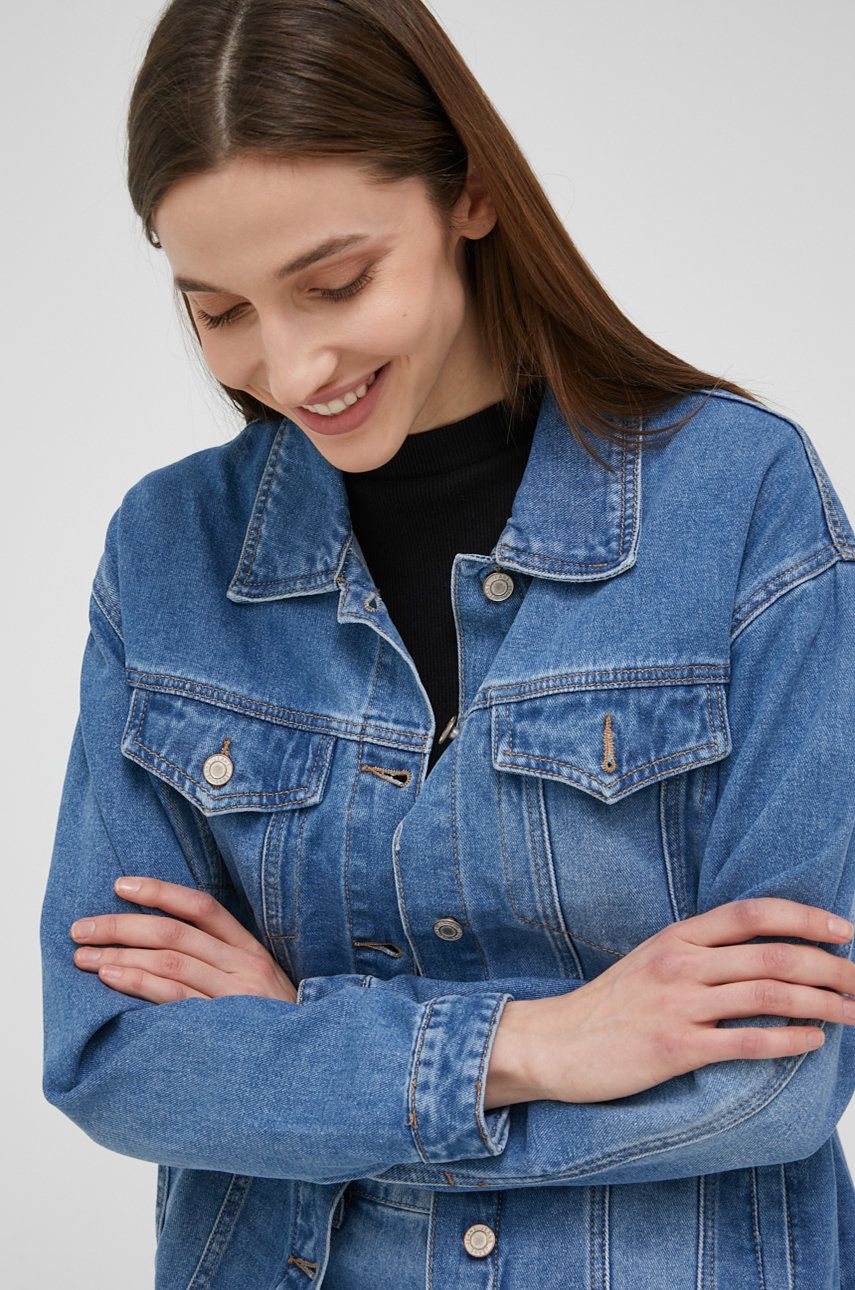 Answear Lab geaca jeans femei, de tranzitie
