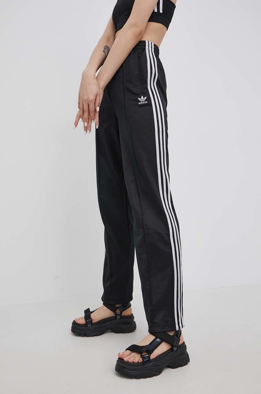 adidas Originals pantaloni Adicolor HF7528 femei, culoarea negru,