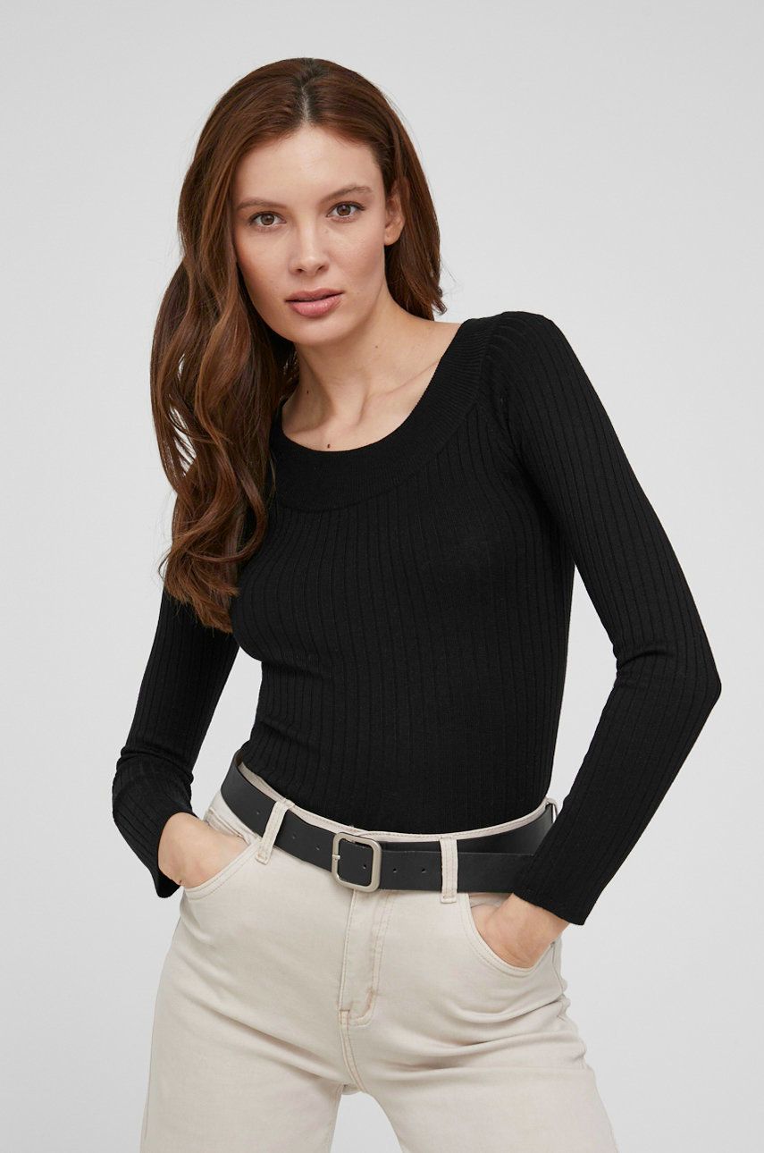 Answear Lab pulover femei, culoarea negru,