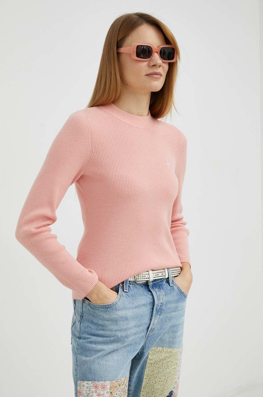 Levi’s pulover femei, culoarea roz, light