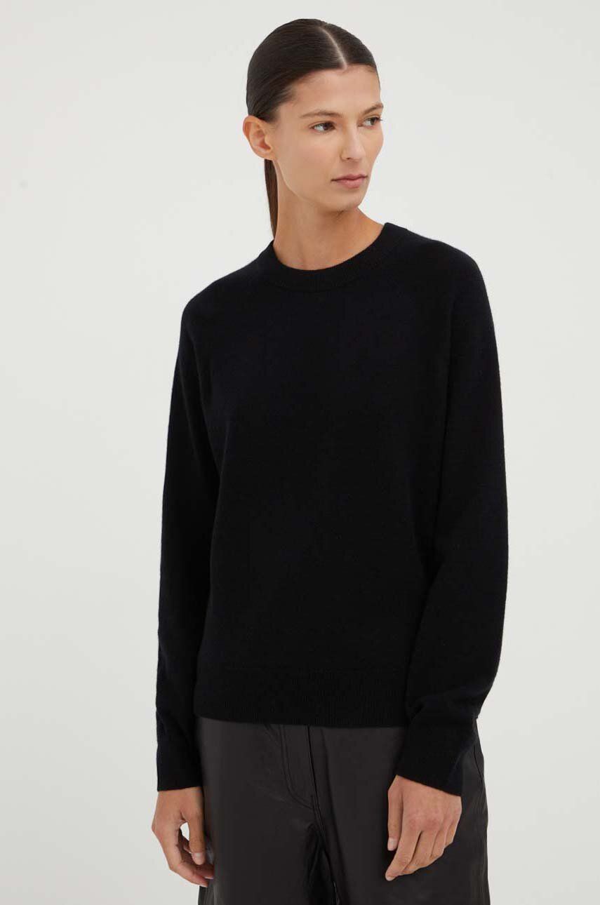 Samsoe Samsoe pulover de cașmir culoarea negru, light