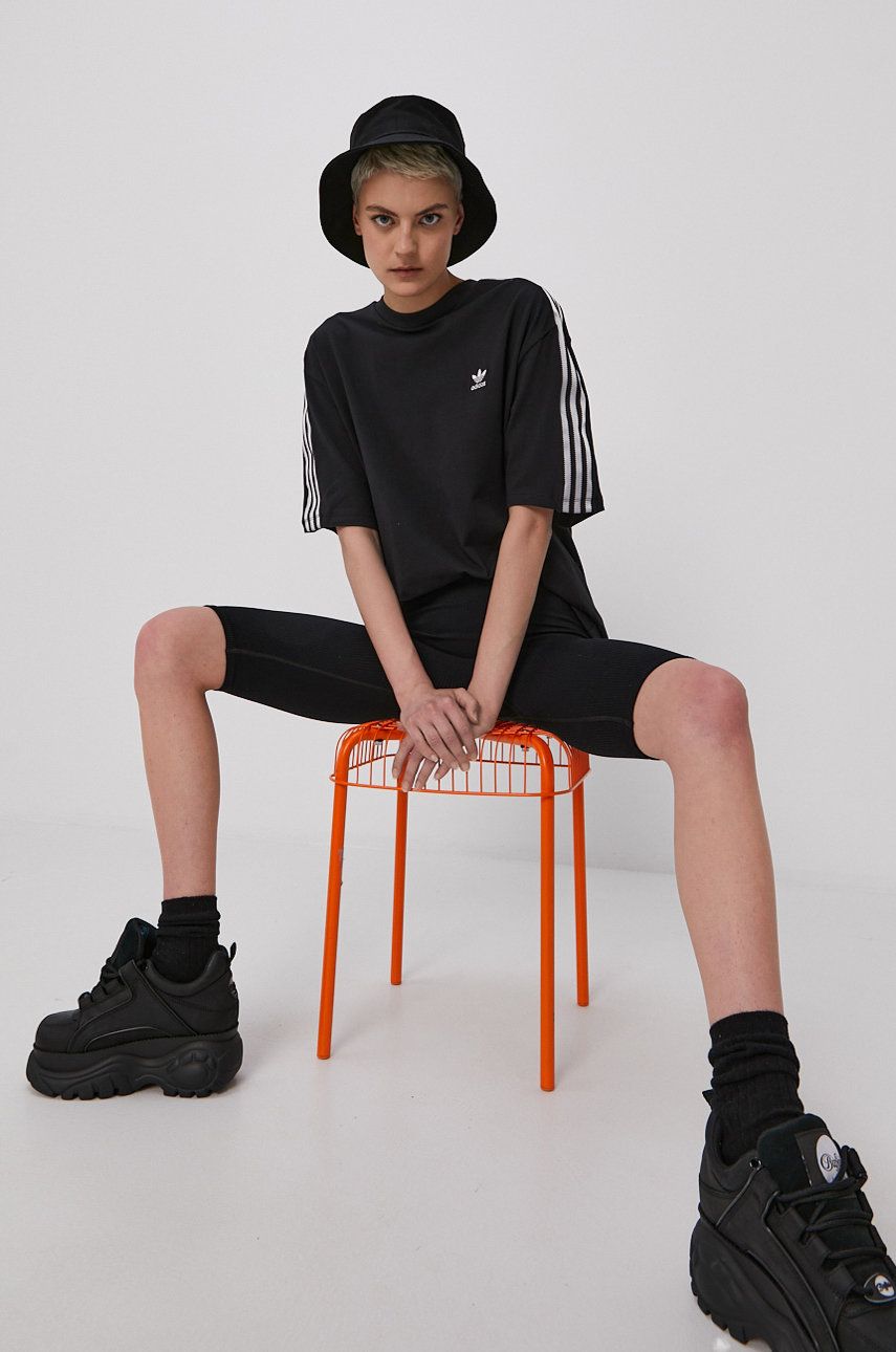 Adidas Originals Tricou H37811 femei, culoarea negru