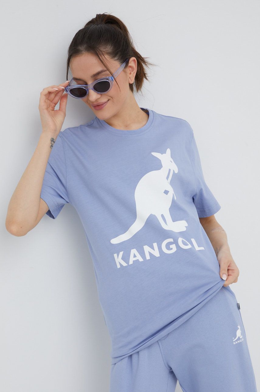 Kangol tricou din bumbac KLEU005.D-116